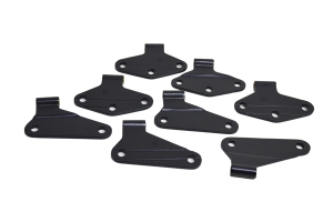 Kentrol 8-Pieces Body Door Hinge Set - Textured Black  - JK 4Dr