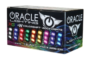 ORACLE Lighting ColorShift RGB With Underbody Wheel Well Rock Light Kit, 4 PCS