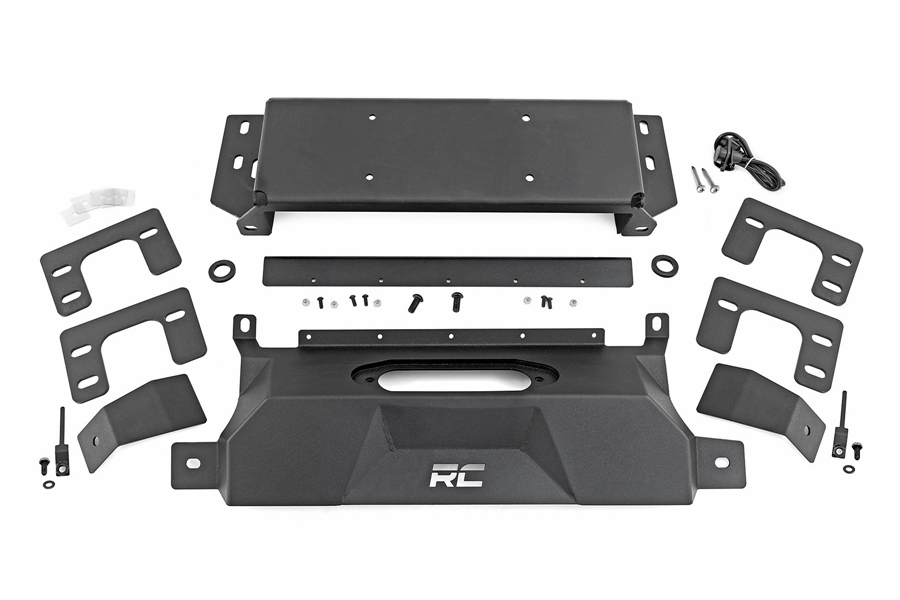Rough Country Hidden Winch Mount  - 2.3L/4cyl Bronco 2021+