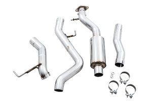 AWE 0FG Cat-back Exhaust w/Single 5in Chrome Silver Tip - Bronco 2021+