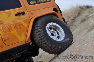 Poison Spyder Standard Width Rear Crusher Flares Aluminum - JK