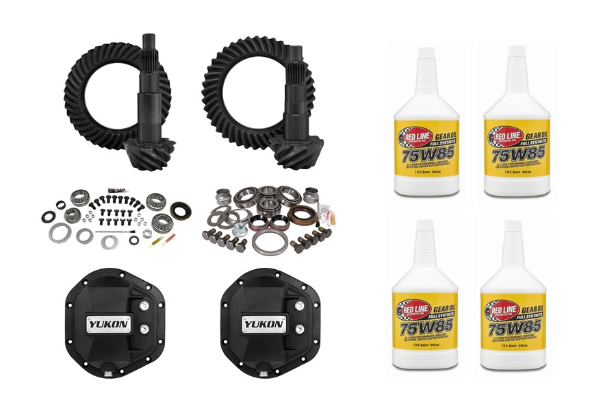 Jeep JK Rubicon Yukon Stage2 D44 Front and Rear Ring and Pinion Kit w