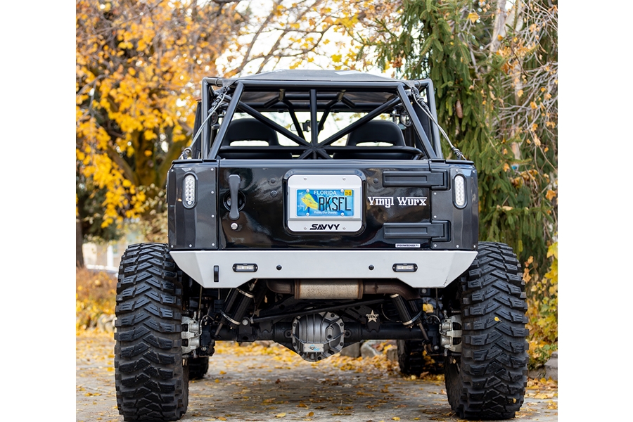 Savvy Offroad Aluminum Spare Tire Delete - Bare - JK