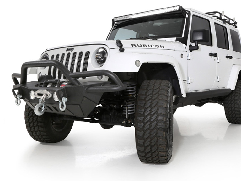 Smittybilt Gen 2 SRC Front Bumper Textured Black - JK