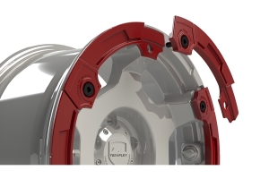 Teraflex Nomad Split Rash Ring Kit w/ Hardware - Red