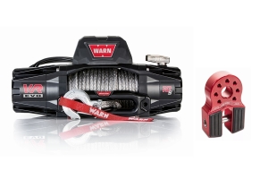 Warn VR EVO10-S Winch w/Flat-Link Shackle Kit