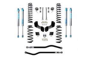 EVO Manufacturing 2.5in Enforcer Overland PLUS Stage 1 Lift Kit w/ King 2.0 Shocks - JL 4Dr