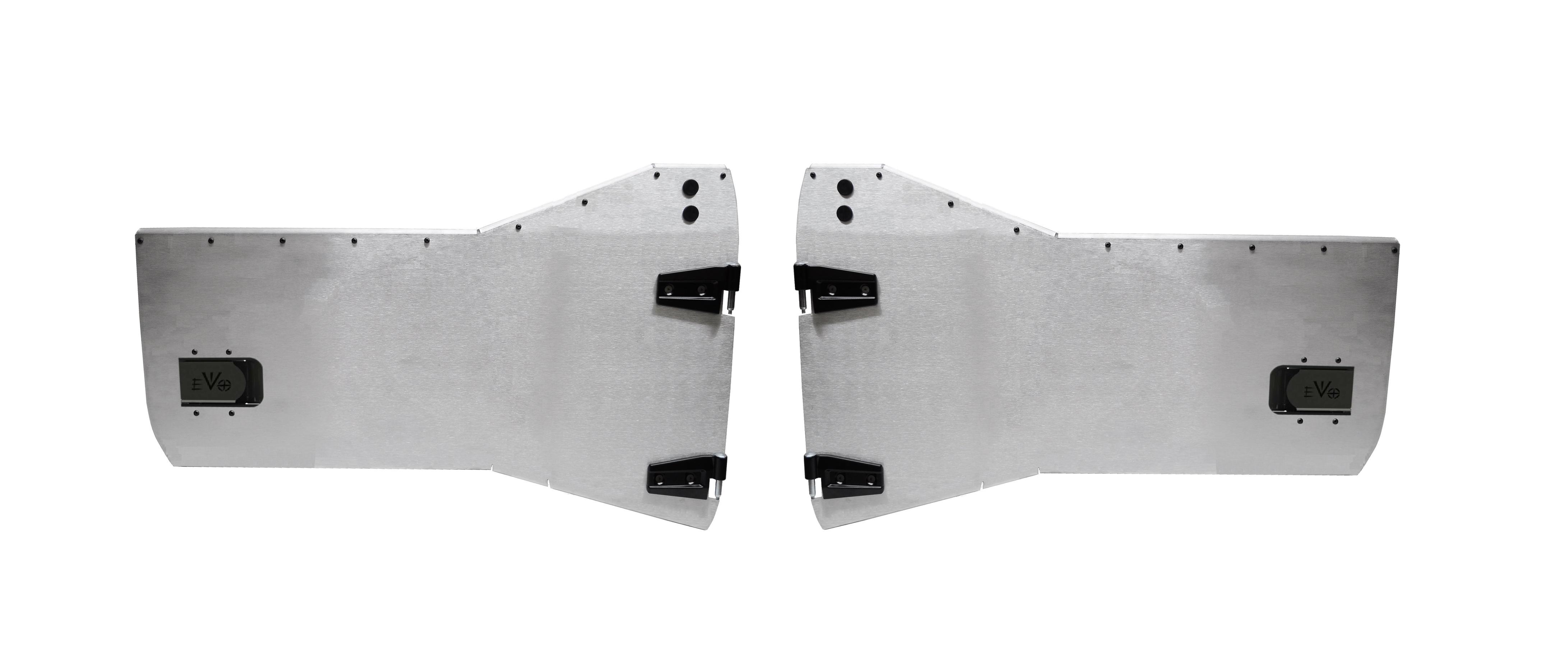 EVO Manufacturing Front and Rear Half Door Sets Aluminum - JK 4dr