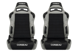 Corbeau LG1 Black / Grey Microsuede