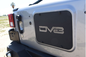 DV8 Offroad Tramp Stamp Rear Tailgate Cover Plate - JK