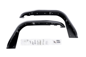 Combat Off Road Black Aluminum Fender Kit - Front - JL
