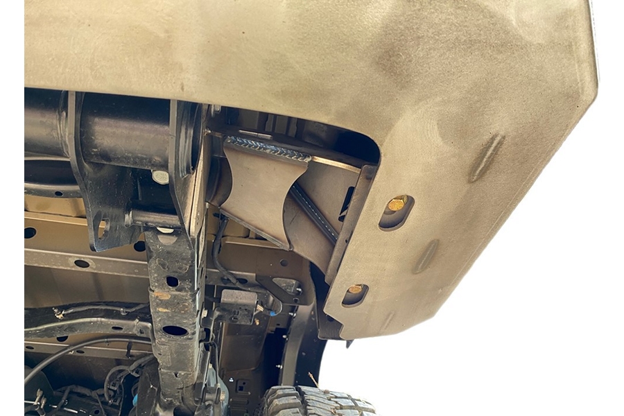 Motobilt Rear Bumper Corner Frame Mounts - Bare Steel - JT