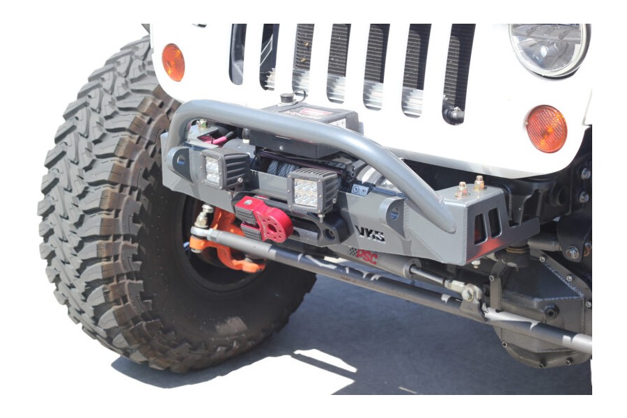 VKS Fab Felon Front Bumper - Winch Hoop - JK