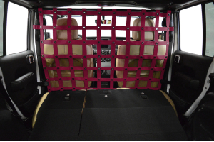 Dirty Dog 4X4 Cargo/Pet Divider Maroon - JL 4dr