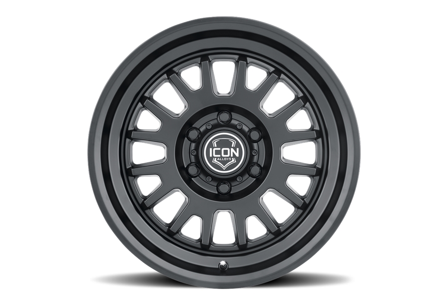 Icon Vehicle Dynamics Anza Wheel, 17x8.5 5x5 - Satin Black - JT/JL/JK