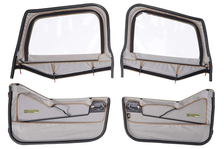 Bestop 2-piece Full Fabric Doors - Spice - CJ7