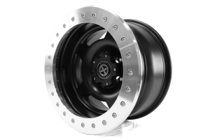 ATX Wheels Slab Series Wheel Black w/Machined Lip 17x9 5x5.5