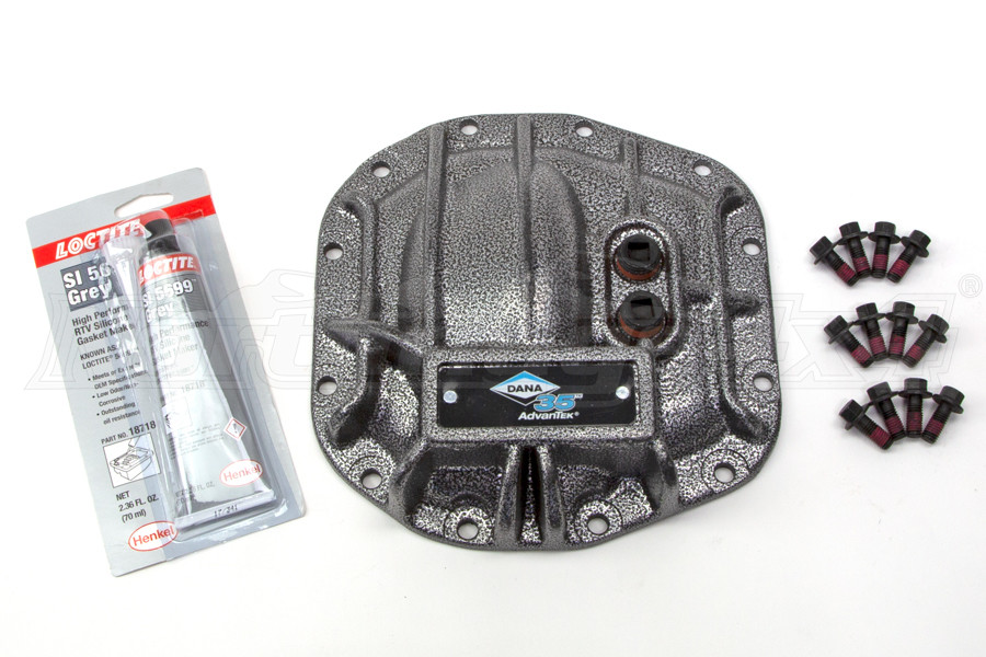 Jeep JL NonRubicon Dana 35 AdvanTEK Rear Differential Cover Kit Jeep