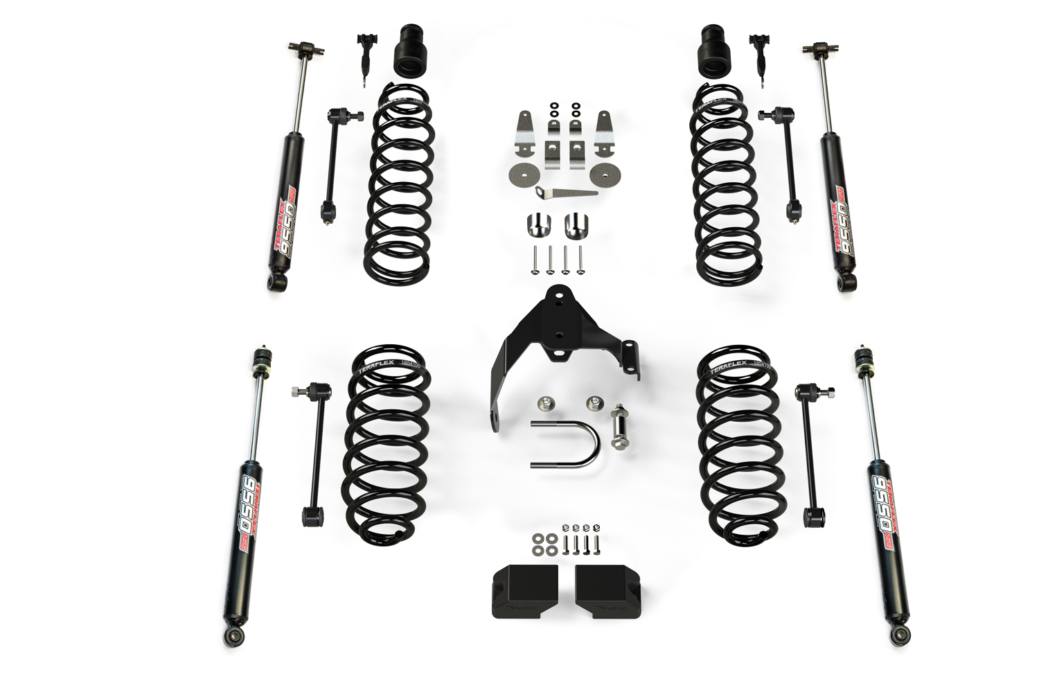 Teraflex 3in Lift Kit, w/9550 Shocks - JK 4DR