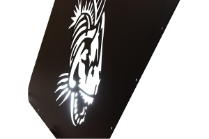 Fishbone Offroad Hood Louver - Black  - JK 2007-12