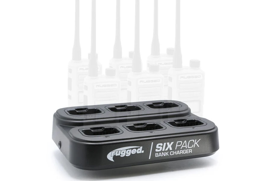Rugged Radios GMR2 Handheld Radio 6-Pack Bank Charger