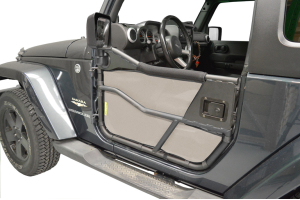 Dirty Dog 4x4 Bestop Tube Door Screen Sand - JK 2dr