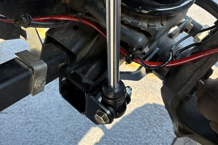 Clayton Off Road Front Lower Shock Relocation Brackets - Bare - JL/JT Excludes Mojave