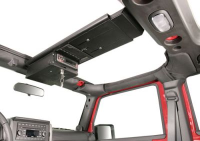 Tuffy Security Single Compartment Overhead Console Black - JK