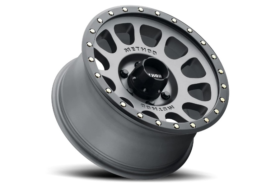 Method Race Wheels 305 NV Series Wheel 17x8.5 6x5.5 Titanium Matte Black Lip - Bronco 2021+