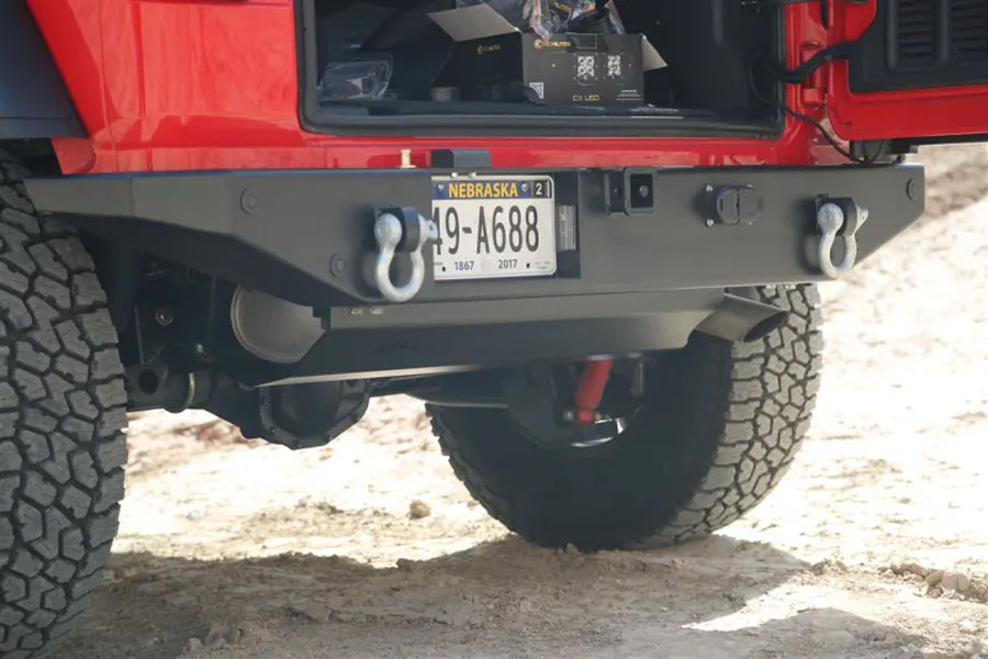 Rock Hard 4x4 Muffler Skid Plate - JL
