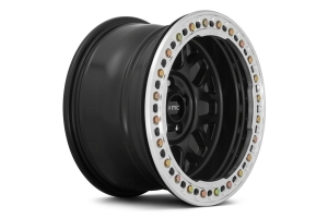 KMC Wheels KM235 Grenade Crawl Series Beadlock Wheel 17x9 8x6.5 38mm Offset Satin Black