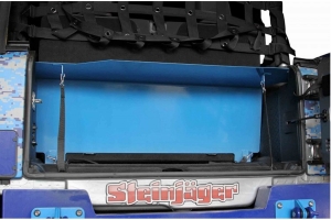 Steinjager Rear Storage Box - Texturized Black  - JK 2Dr