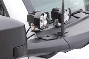 LOD Black Ops Double A-Pillar Base Light Mount - Black - Bronco 2021+