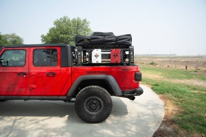 ZROADZ Overland Access Rack  W/ Three Lifting Side Gates, For Use on Factory Rail - JT