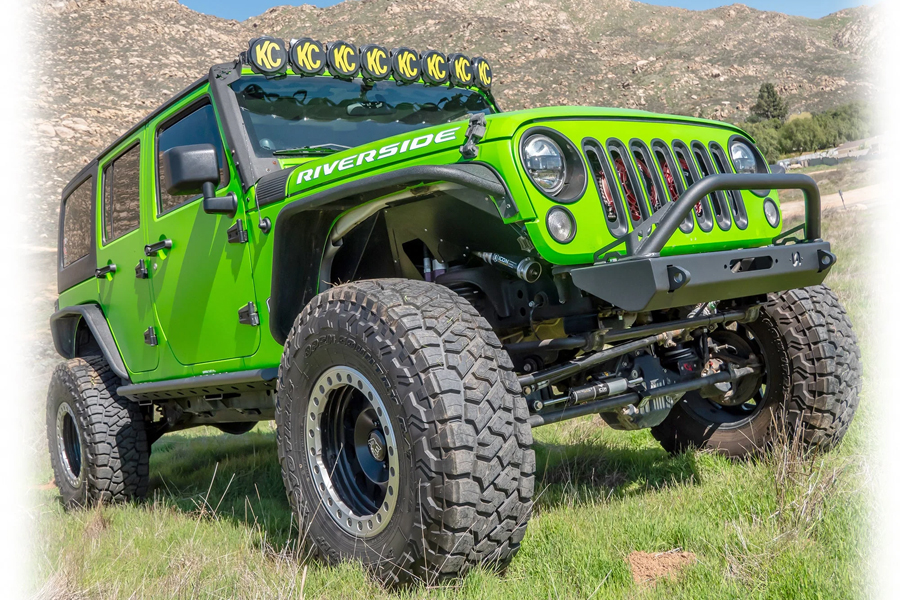 Turn Offroad Rock Slider Steps - Frame Mount - JK 4dr