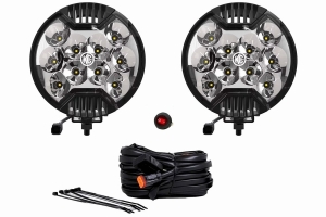 KC Hilites Slimlite 6in LED Lights - Pair