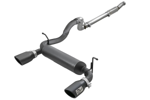 aFe Power Rebel Series 3in to 2.5in Cat-Back Exhaust w/ Black Tips - JL 2.0L