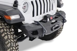 LOD Offroad Black Ops Shorty Winch Front Bumper (Bare Steel)  - JK/JL/JT