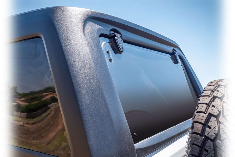 Turn Offroad Fastback Hard Top, Textured Black w/ Insulated Black Foam Headliner - JL 4DR