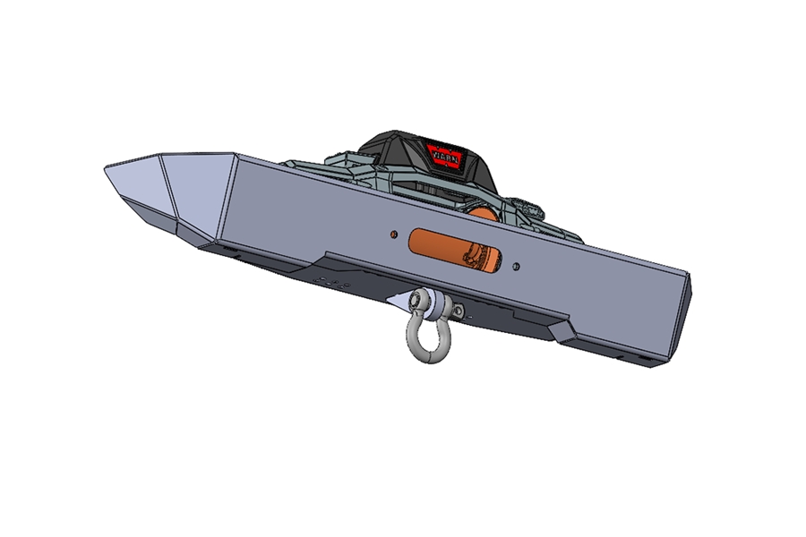 Savvy Offroad Krawler Lite Front Bumper, Bare - No Hoop - JK