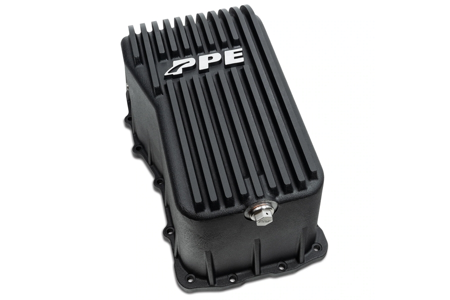 PPE HD Aluminum Engine Oil Pan - Black  - JK 3.8L
