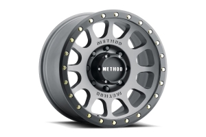 Method Race Wheels MR305 NV,18 x 9, 6 x 135, 94mm Centerbore, Titanium - Matte Black Lip