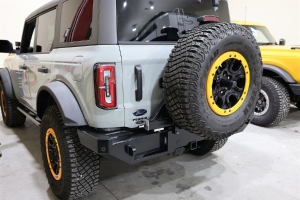 Rock Hard 4x4 Patriot Series Rear Bumper w/ Tire Carrier  - Bronco 2021+