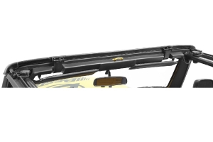 Bestop Windshield Header Assembly - Black - TJ