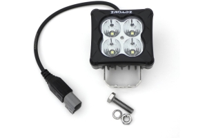 ZROADZ 3-inch LED Light Pod, G2 Series, Bright White, Flood Beam, 1 Piece