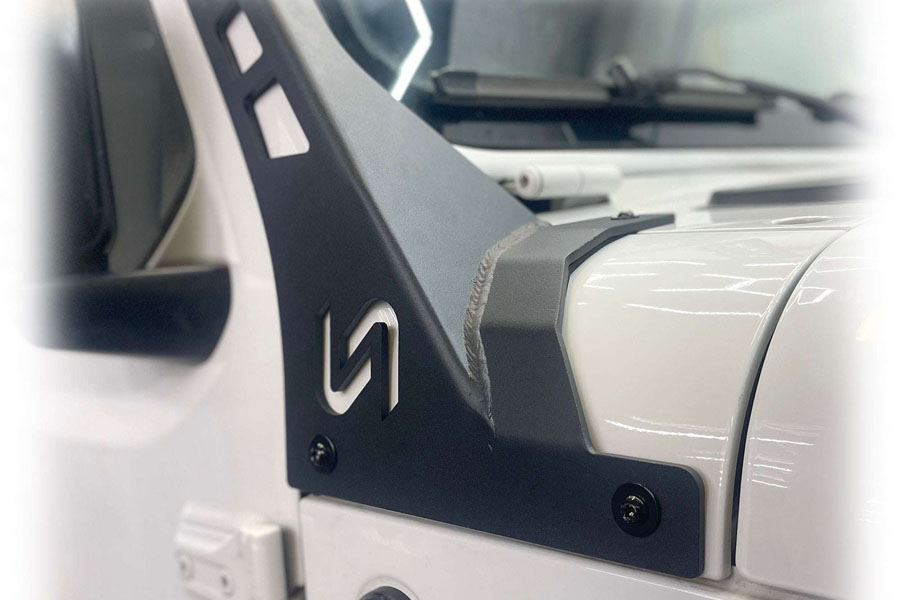 Turn Offroad Baja Windshield Curved Light Mount - JL