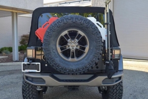 Ace Engineering Stand Alone Tire Carrier Kit, Texturized Black - JK