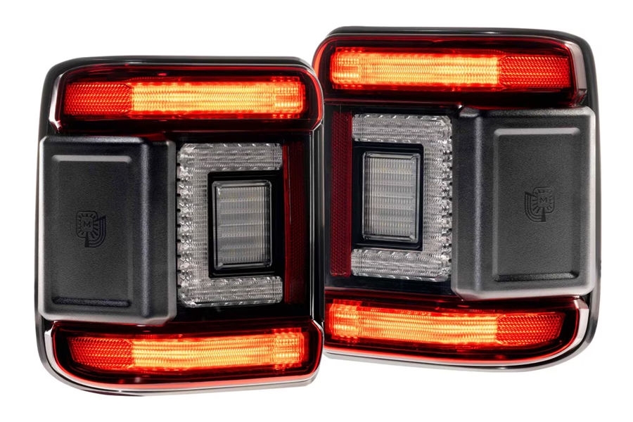 Morimoto XB LED Low Profile Tail Lights - Red Lens - JL