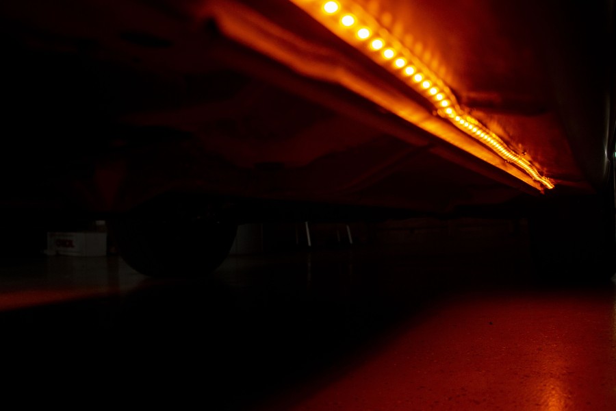 Race Sport Lighting LoPro 48in Sidekick Sequential Running Board Switchback LED Strip Kit (White/Amber)