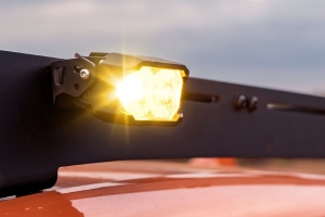 Morimoto 2Banger Off-Road LED Pods, HXB Wide Beam Optics, Yellow